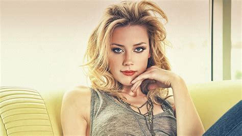 Desktop Wallpaper Blonde Beautiful Actress Amber Heard Hd Image Images And Photos Finder