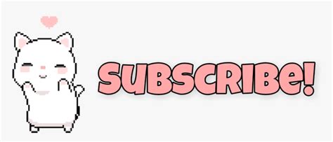 Transparent Png Cute Subscribe Button  Img Ultra