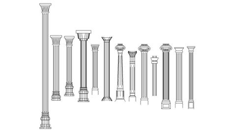 Column Classic Gate Main Elevation Cad Drawing Detail Vrogue Co
