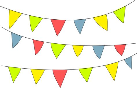 Party Flags Png