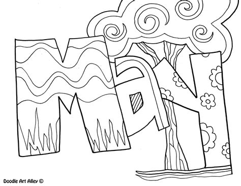 Months Of The Year Coloring Pages Classroom Doodles