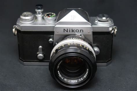 Nikon F Vintage Slr Film Camera With Nikkor 50mm F14 Lens Etsy