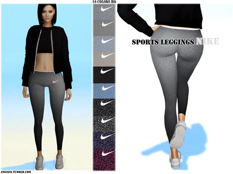 The Sims Resource Sports Leggings Nike