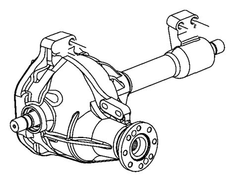 Dodge Dakota Axle Service Front 52069862aj Chrysler Jeep Dodge