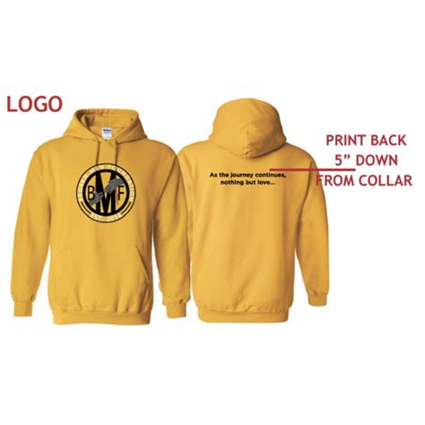 Bmf Hoodie Gold Bmf Merchandise