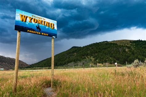 310 Welcome To Wyoming Sign Stock Photos Pictures And Royalty Free