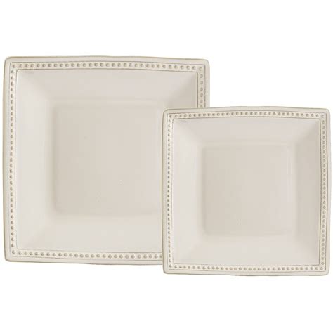 Spice Route Salt White Square Dinnerware — Pier 1 | Indoor patio