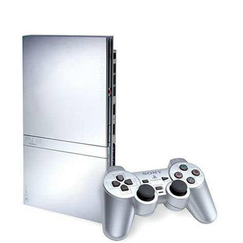 Refurbished Sony Playstation 2 Ps2 Slim Silver Console