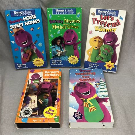 Barney Vhs Lot Of Of Barney Vintage Tapes Tested Work Birthday Home Sexiz Pix