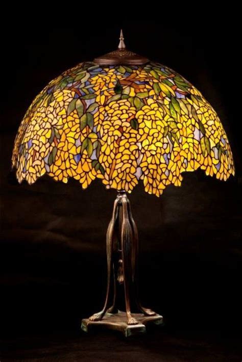 Stained Glass Table Lamp Laburnum Tiffany Stained Glass Etsy