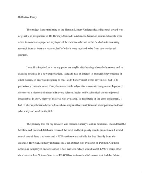 Reflective essays are those sorts of essays that seem oh so easy, and yet oh so hard to write, all at the same time. FREE 19+ Reflective Essay Examples & Samples in PDF | Examples