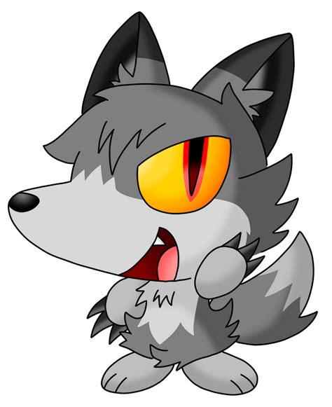 Chibi Wolf Drawing By Lilymoonstonethecat On Deviantart