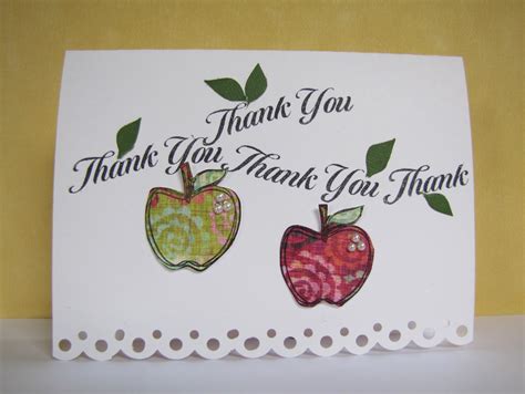 Add a personal touch and stand out from the crowd with personalized thank you cards. Cinnamon Sally Designs: Another teachers thank you card.