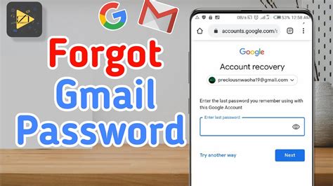 How To Recover Forgotten Gmail Account Password On Mobile No