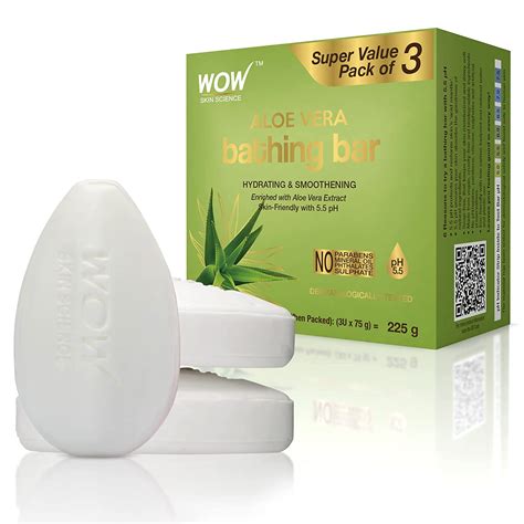 Buy WOW Skin Science Aloe Vera Bathing Soap With Aloe Vera Extract