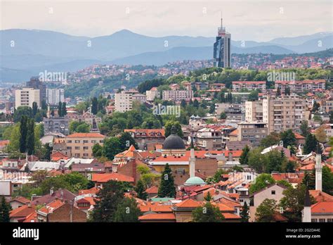 Sarajevo Bosnia And Herzegovina May 25 2019 Cityscape Of The
