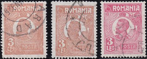 Kingdom Of Romania General Types Of 192027 Definitive Issue World
