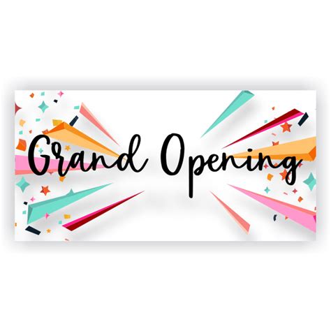 Grand Opening Banner Custom Signs
