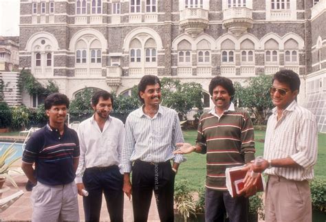 Buy Kapil Dev With His Team Members In Front Of A Hotel Pictures
