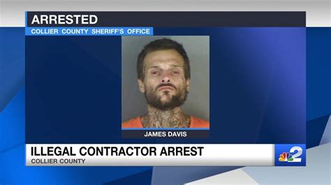 Fourth Collier County Man Arrested For Unlicensed Contracting Youtube