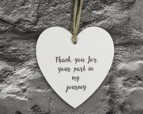 Wooden Hanging Heart In T Box Thank You T Wedding Etsy Thank