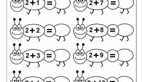 kindergarten math practice worksheets