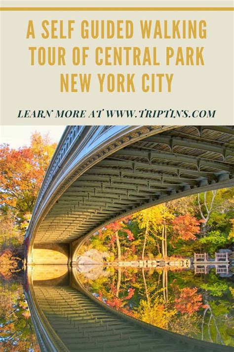 A Self Guided Walking Tour Central Park By A Local Map And Itinerary In