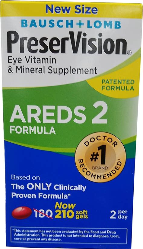 Preservision Areds Vitamin Mineral Supplement Count Soft Gels Buy Online At Best Price