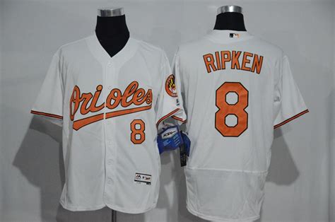 Now, you can own a piece of orioles baseball history with one of our throwback baseball jerseys. Baltimore Orioles 8 Cal Ripken White Flexbase Baseball Jersey - Fan Apparel & Souvenirs