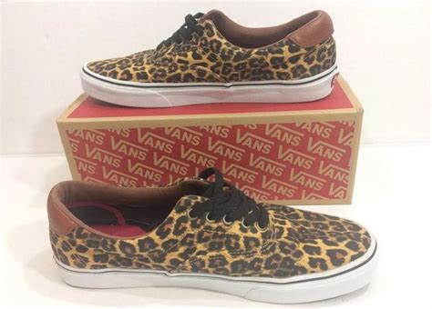 Metal straps are great, but leather is arguably a better dress watch because it's less popular. Vans Men's Leopard Print Sneakers Lace Up Low Top Size 12 #fashion #clothing #shoes #accessories ...