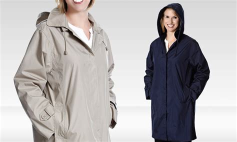 Totes Womens Raincoat With Hood Groupon Goods