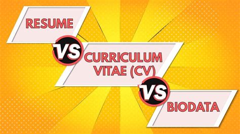 Resume resume is a french word meaning summary. Difference between a Resume, CV and Biodata - Study Warehouse