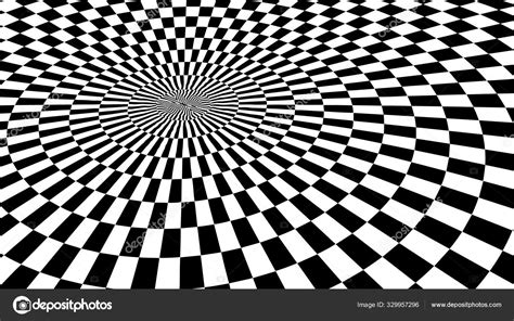 Optical Illusion Vector Checker Texture Stock Vector By ©damiengeso
