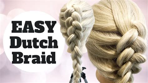 How To Do A Dutch Braid On Someone Else Easy Step By Step Tutorial Youtube
