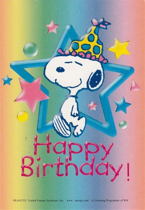 Happy Birthday Snoopy Images Happy Birthday Pictures Happy Birthday