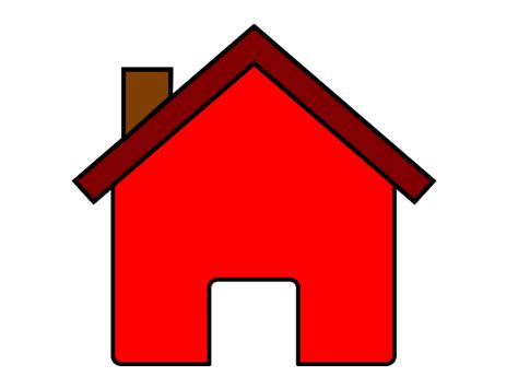 Red House Clip Art At Vector Clip Art Online Royalty Free