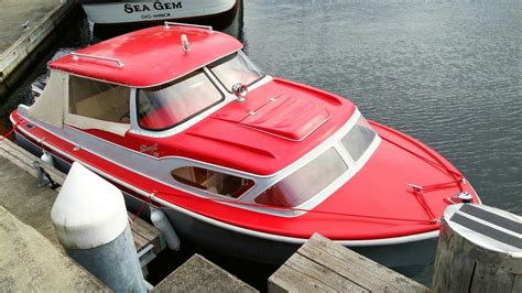 1958 Skagit 20 Express Hardtop Vintage Boats Classic Boats Camper Boat