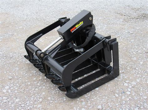 36″ Heavy Duty Root Bucket Grapple Attachment Fits Mini Skid Steer
