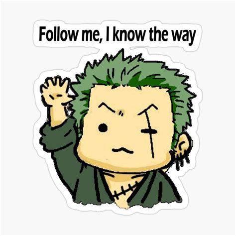 One Piece Roronoa Zoro Sticker For Sale By PerPsh Roronoa Zoro