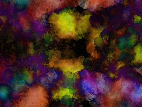 Download Wallpaper 1600x1200 Texture Spots Dark Stains Multicolored