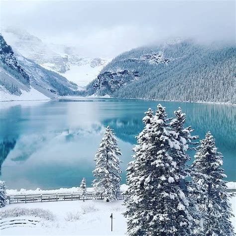 Lake Louise During Winter Picture By Breannanico1e Via Instagram