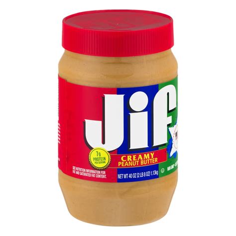 Jif Creamy Peanut Butter 40 Oz Pack Of 7 51500720011 Ebay