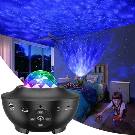 Star Projector Night Light Colorful Led Music Sky Light Projection