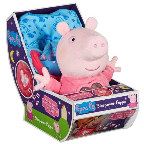 Character Options Peppa Pig Sleepover Peppa Interactive Soft Toy