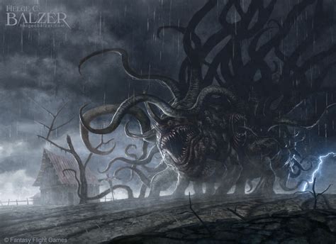 artstation tentacle monster lovecraft fantasy art by helge c balzer helge c balzer
