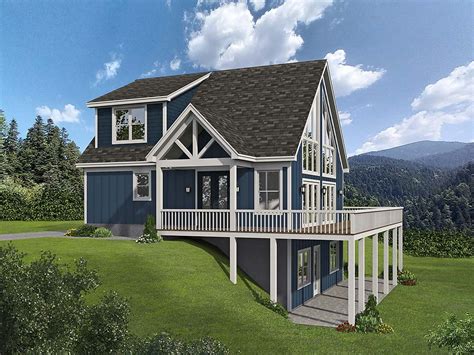 Plan 80945 A Frame House Plan With Walk Out Basement