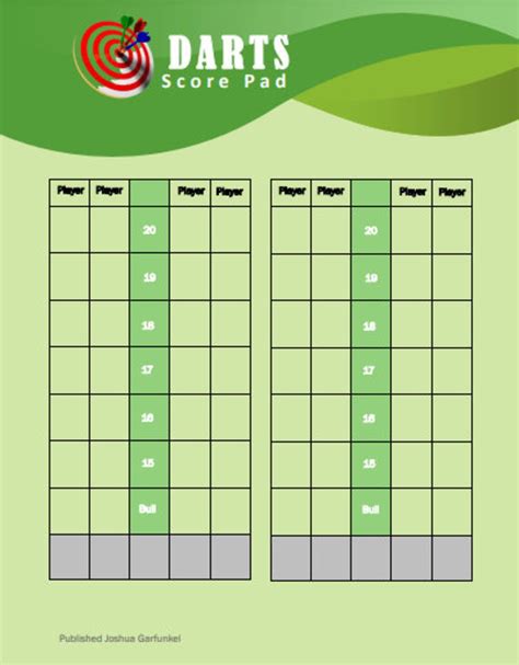 Darts Score Pad Score Sheet Printable Game Record Journal Etsy Australia