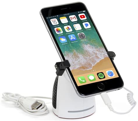 They are designed to sit on a hard surface, like a table or desk, so you can watch funny videos, scroll through pics, and ultimately, keep your phone clean and safe. Adjustable Anti-Theft Cell Phone Store Display | Remote ...