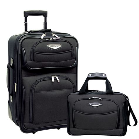 Travel Select Travelers Choice Amsterdam 2 Piece Carry On Luggage