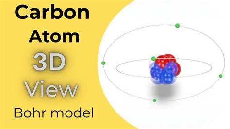 Carbon Atom D View Carbon Atom Bohr Model Bohr Model Of A Carbon